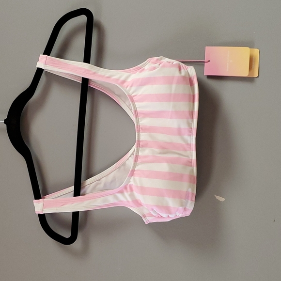 Stoney Clover Lane Other - Women's Striped Bralette Bikini Top - Stoney Clover Lane x Target Pink Medium 💗